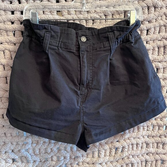Sunday Best Woman's Black High Waist Shorts Size Medium - Picture 1 of 8